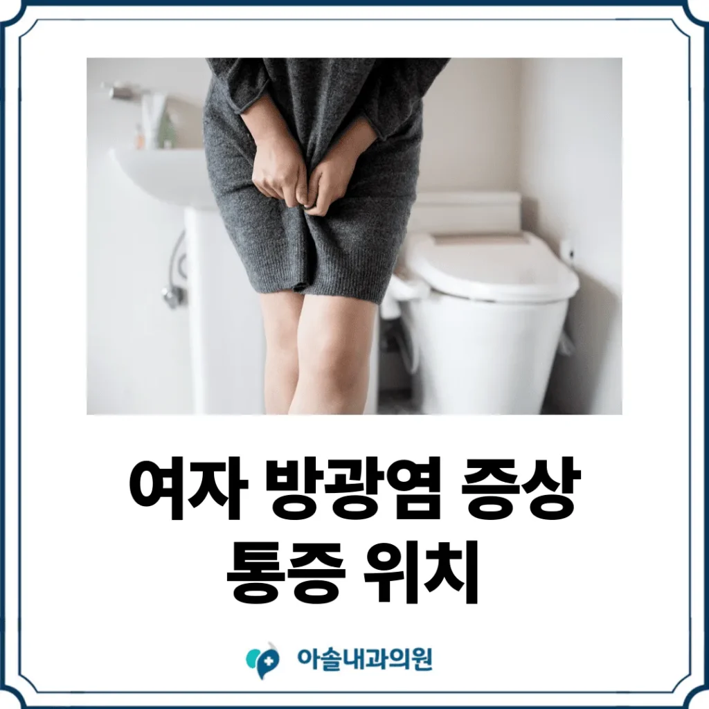 아솔내과 방광염 증상 여자 썸네일